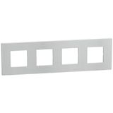 Cover Plate Light Now YA4802M4WV 2×4 Module 71mm White Velvet