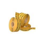 EVOCAB accessories, warning tape, 125 mm, 250 m, ST, Danger of electricity!, yellow