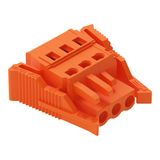 1-conductor female connector CAGE CLAMP® 2.5 mm² orange