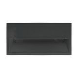"ZIMBA" SENSOR RECESSED INSTALLATION 271X135 ANTHRACITE