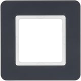 Frame 1gang, Q.7 , anthracite velvety, lacquered