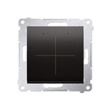 Battery-powered transmitter that directly controls other Simon GO devices, [Wi-Fi] - CONTROL B, 3V, (module), anthracite metallic