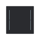 LFW/A.1.70.1-45M Cover plate black matt - Trevion®