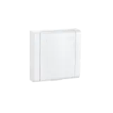 OUTLET FLUSH MOUNTED SINGLE IP44 W/EARTH WHITE 6-PACK