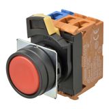 Pushbutton A22NN Ã˜22, bezel plastic, FLAT, MOMENTARY, CAP COLOR Opaque A2210005G