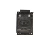 RJ45 cat. 6 UTP computer socket insert with anti dust cover