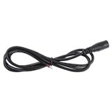 Power connector socket free end (AWG 22/0.34 mm2) black max. 3 A length 1 m