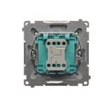 1/2 key left-sided with pictogram for electronic products, matt aluminum