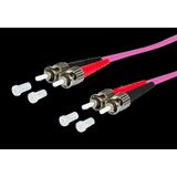 OpDAT patch cord 2xST/2xST OM4, 1.0 m