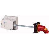NZM4-XSR-L Main switch assembly kit, handle red, on the left side