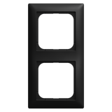 Cover frame 2-way black matt - Busch-balance® SI