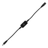 Touch dimmer with power connectors, black color, max. 6A