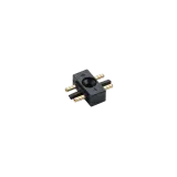 SlimLine rett connector musta