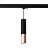 HANGING LAMP FOR 3-PHASE TRACK LOOPEZ BLACK/COPPER GU10 3000K 7W 510LM MYL.00011