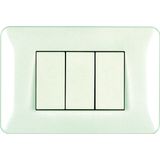 FRAME 3 MOD F/ ADAPTER 3 MOD MATTE WHITE