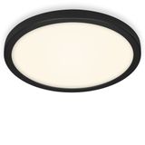 LED ceiling light, black, 1xLED-platine/24W
