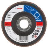 Flap disc X551, Expert for Metal D= 115 mm; G= 80, angled