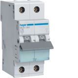 MCB 1P+N 6kA C-16A 2M