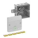 Junction box, Type of protection IP66, max. 2,5², Impact strength IK07, Protection class II, Ui 450V AC, Ui 450V DC, DLG, VDE, Halogen free