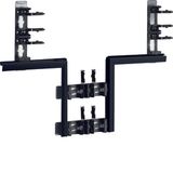 T-piece f. BKIS 25, steel, black