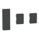 Push button, KNX, Merten System Design, 3gang, rockers, Anthracite