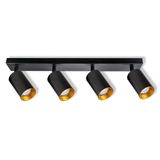 LED SPOT ETERNAL 4XGU10 BK/GD OSRAM