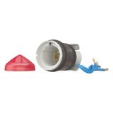 L-R Indicator light, red
