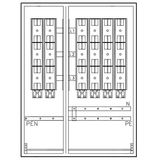 Mehrfach Hausanschlussk. STW Mš, 2EW-4HA, 1200x900x350mm