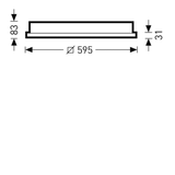 Recessed luminaires Belviso C HCL Prisms White ETDD8 29W 4100lm Wide reduced glare UGR19 (W19) IK06 3 SDCM 7932862