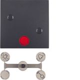 Rocker screw-on, lens, B.3/B.7, ant., matt