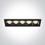 BLACK LED 20W WW 38deg IP20 230V