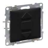 ROLLER BLIND PUSH BUTTON BLACK