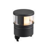 M-POL S Polehead 11W,285/310lm,927/930,IP65,anthracite