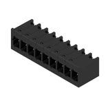 PCB plug-in connector, male header, THT/THR solder connection, Pitch in mm (P): 5.00 mm, Number of poles: 9, 90°, Tube