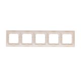 Double two-way switch, 10AX, white
