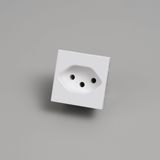 SWISS SOCKET MODULE / TYPE J / WHITE