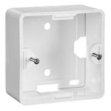 Wall-mounted box, W 80 x H 40 x D 80 mm, RAL9010, white