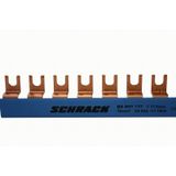 C-Busbar 1-pole, break-out, 16mmý,, blue (The price is shown without markup on metals. Request a quote for accurate information)