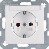 SCHUKO soc. out., S.1/B.3/B.7, p. white glossy