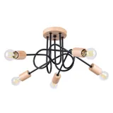 EMBER 5 BLACK CHANDELIER 5XE27