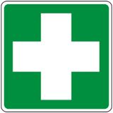 Safety sign - Al - Dimensions: 250x250 mm
