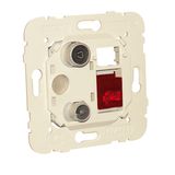 R-TV-RJ45 CAT.6 UTP  MULTIM SOCK F/STAR CONN