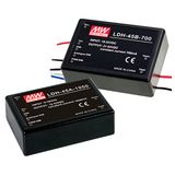 LDH-45A-500W DC/DC LED Driver 9-18V:500mA stranded wire, MEAN WELL