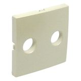 C.PLAT F/SCREW TERM LOUDSPEAKER SOCKET PEARL