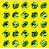 Adhesive label - Dimensions: 130 x 130 mm