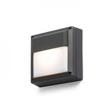 DELTA 145 wall anthracite grey 230V GX53 9W IP54