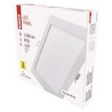 LED panel, square, white, 18W, neutral white