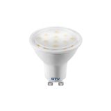 LED bulb, SMD 2835, 4000K, GU10, 3W, AC220-240V, beam angle 120°, 220 lm, 33 mA