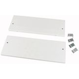 XMC0606-BS Snap-on cover, closed, BS, HxW=150x600mm, grey
