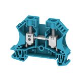 Terminal block 10 mm² neutral, 800V/57A, screw